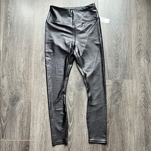 Maurices Black Faux Leather Leggings
